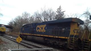 CSX E794-16 with 3000 Trailing in St Denis