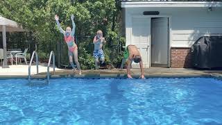 Jumping and Diving into Swimming Pools in Slow-Motion (Summer 2020)
