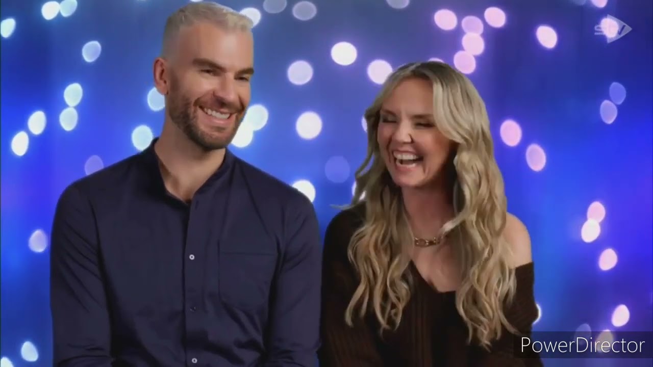 Charlie Brooks and Eric Radford skating in Dancing On Ice (19/1/25)