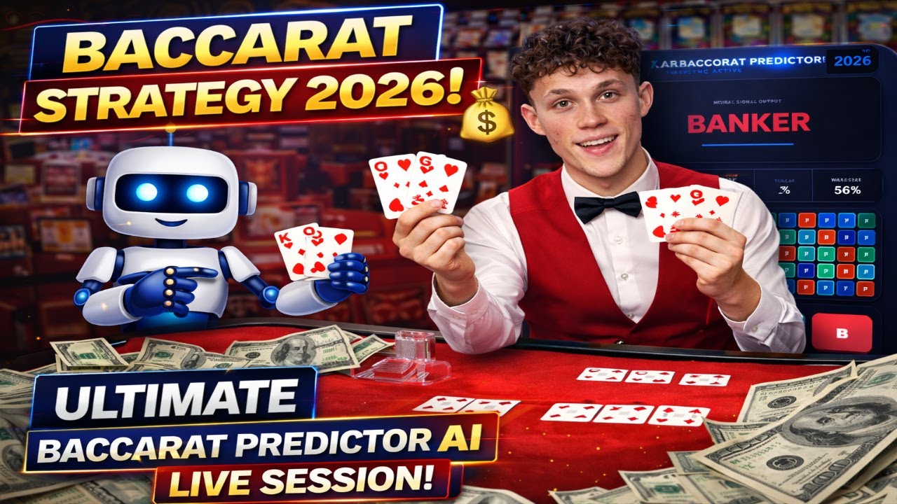 Baccarat Strategy 2026! 💰 Ultimate Baccarat Predictor AI Live Session!