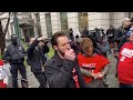 Anti-vaccine mandate protest in Brooklyn