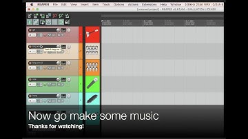 Auto coloring tracks in Reaper