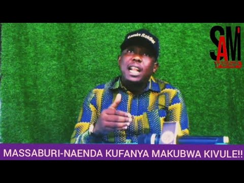 BIG EXCLUSIVE NA MGOMBEA UBUNGE JIMBO LA KIVULE MHE MASSABURI AFUNGUKA MAKUBWA ANAYOENDA KUFANYA