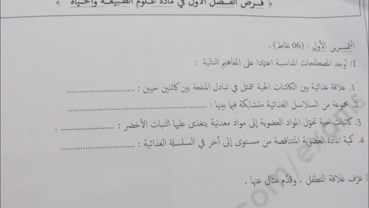 فروض و اختبارات 2am