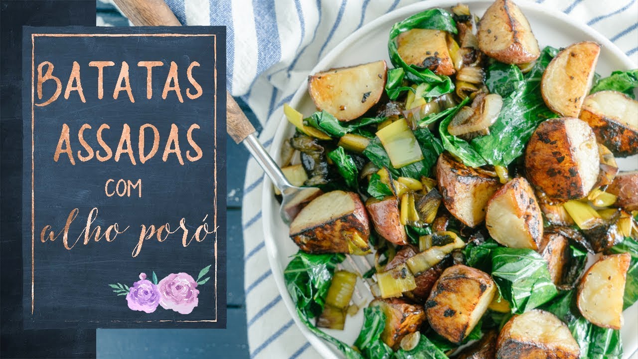 BATATAS ASSADAS COM ALHO PORÓ