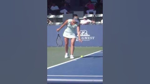 Maria Sharapova first serve scream tennis match #mariasharapova #tennis