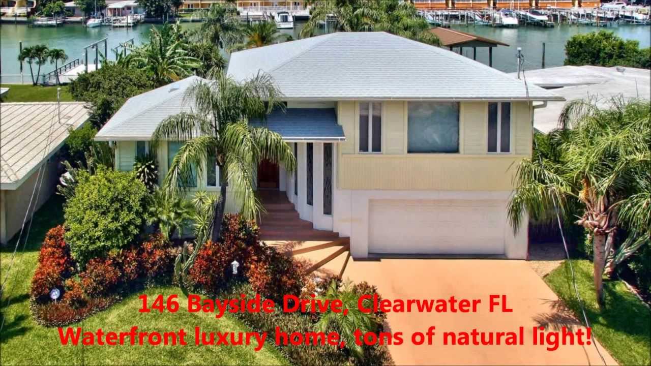 146 Bayside Clearwater Beach FL Real Estate Waterfront Home Tour By The