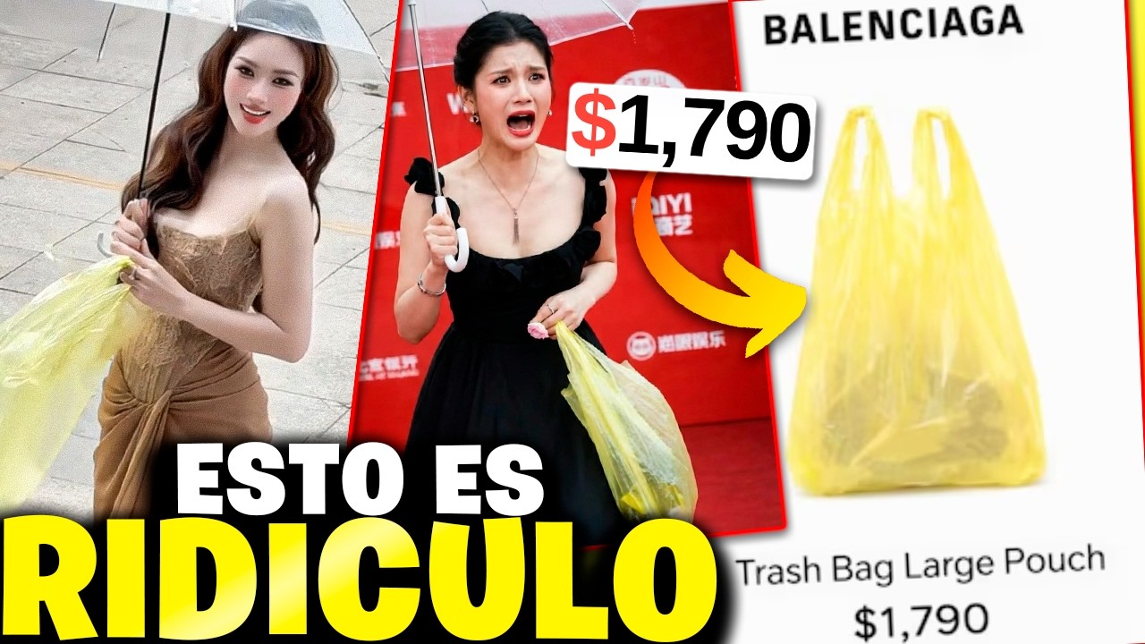 “NOS ESTÁN ROBANDO”: Balenciaga vende una bolsa de basura por $1,800 y el mundo está en SHOCK 😱💀