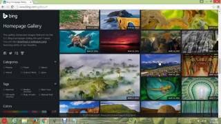 How to download wallpapers from bing gallery without bing watermark on them [ TUTO ]