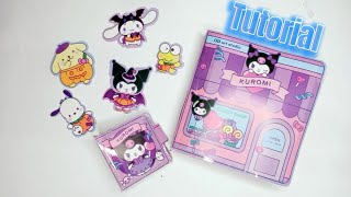 [Tutorial] DIY Kuromi Halloween Candy Store Squishy Book | Quite Book #squishybook #kuromi