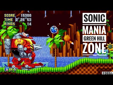 Sonic Mania Green Hill Zone Gameplay w/ Commentary 