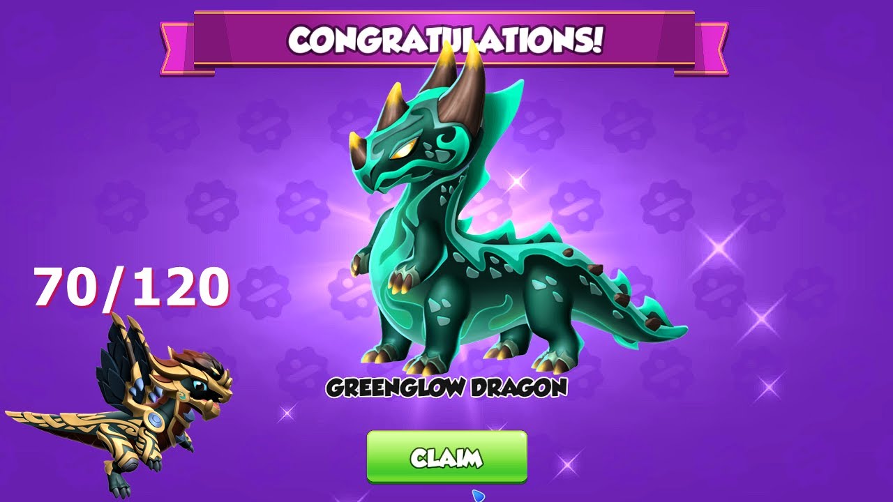 Spend 40 amulets for Greenglow Dragon | open 3rd chest in level 6 Chrono odin castle event | DML