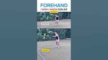 The Simple Tennis Forehand Technique I Wish I Knew Earlier. #tennis #tennisforehand #forehand