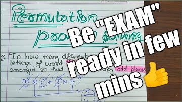 Letters on ODD or EVEN PLACES (Permutations)