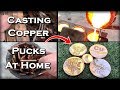 Copper Casting Custom Ingot Pucks AND Electro Etching Copper - Rubbish To Riches