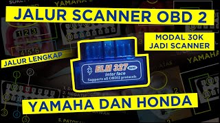 HOW TO ASSEMBLE AN OBD2 SCANNER | OBD2 CABLE ROUTE TO THE DLC FOR HONDA BEAT, VARIO, PCX AND YAMA...