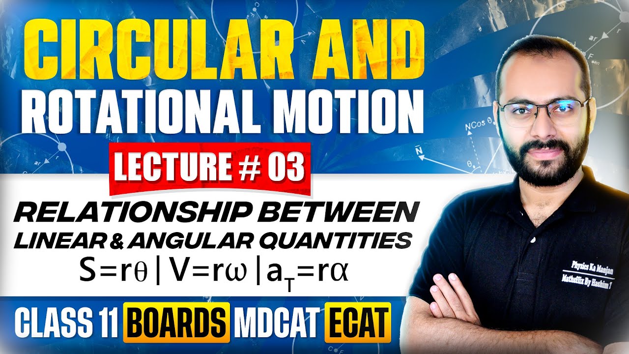 Class 11 Physics | Circular & Rotational Motion 03 | Tangential ...