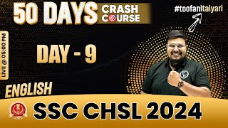 SSC CHSL 2024 | SSC CHSL English | SSC CHSL Crash Course #9 | SSC CHSL 2024 Preparation | Bhragu Sir