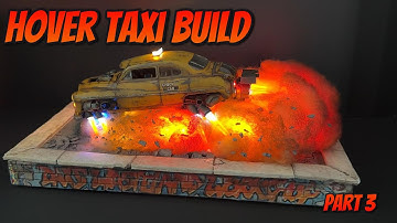 Hover Taxi Build Step by Step Part 3 #led #ledlights #scalemodel