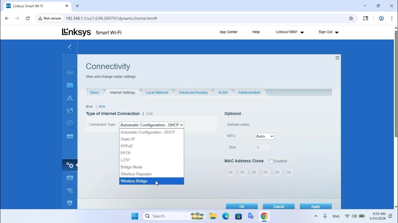How to connect Linksys to your network without a cable