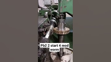 2 start 4 mod worm gear