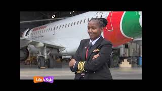 My Life in the sky, Female KQ PILOTS Cpt. Ruth Karauri