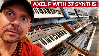 I Played "Axel F" With 37 Synthesizers 🔥 At Perfect Circuit In L.A.