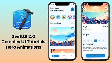 SwiftUI Travel App UI - SwiftUI 2.0 Complex UI Tutorials - Hero Animations - Matched Geometry Effect