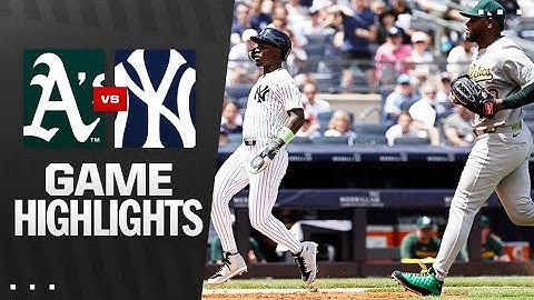 A's vs. Yankees Game Highlights (6/29/25) | MLB Highlights
