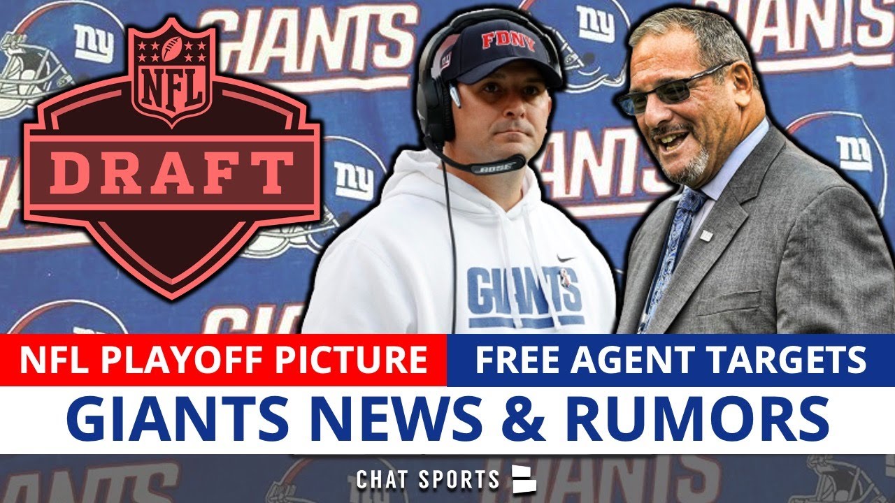 Giants Rumors 3 NFL Free Agents NYG Can Sign Now + Playoff Picture