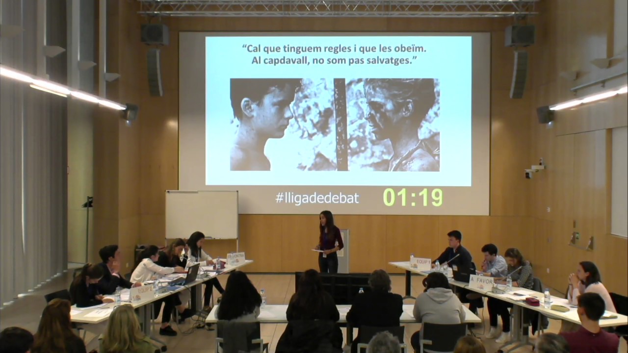 Lliga de Debat de Secundària i Batxillerat 2017. Debat Sant Gervasi (UAB) - Santa Isabel (UAO)