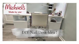 DIY Nail Desk Idea | Nail Tech Desk