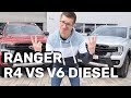 Ford Ranger 4-Zylinder (205 PS) vs. Ford Ranger V6-Diesel (240 PS) Vergleich - Autophorie