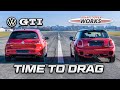 GOLF GTI 7 vs MINI JCW - TIME TO DRAG