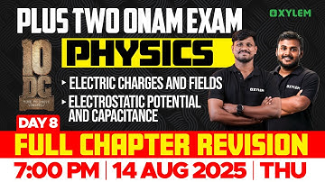 Plus Two Physics | Electric Charges And Fields - Electrostatic Potential And Capacitance