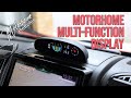 Motorhome  campervan multifunction display upgrade