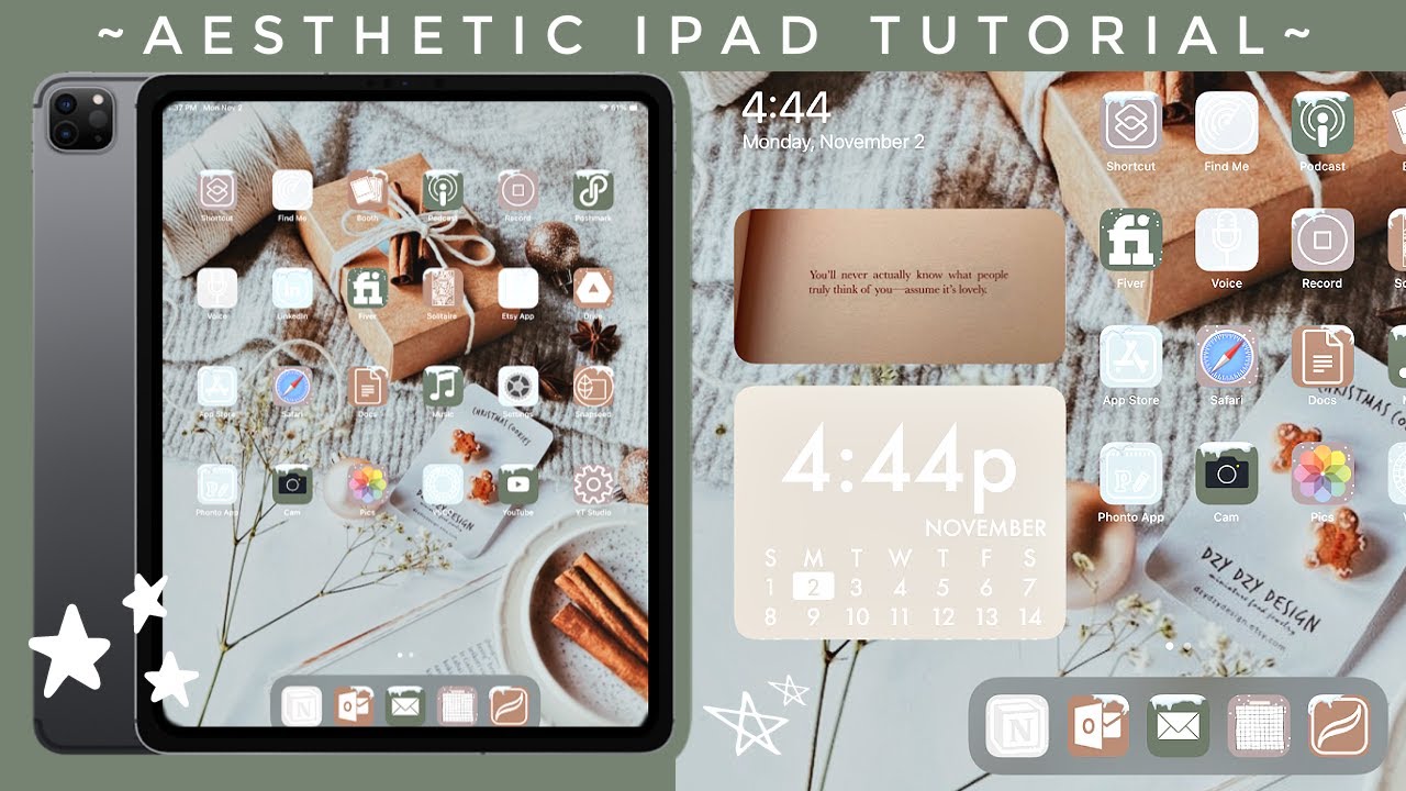 Customize Your IPAD Home Screen *EASY TUTORIAL* - YouTube