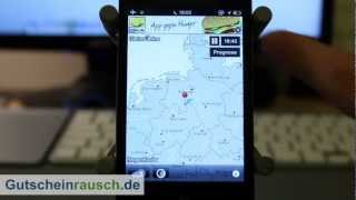Die RegenRadar App im Test auf Gutscheinrausch.de screenshot 1