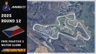 🔴 MotoGP | 2025 | Round 12 | #CzechGP | JBMotorsports | Free Practice 1 Watch-Along