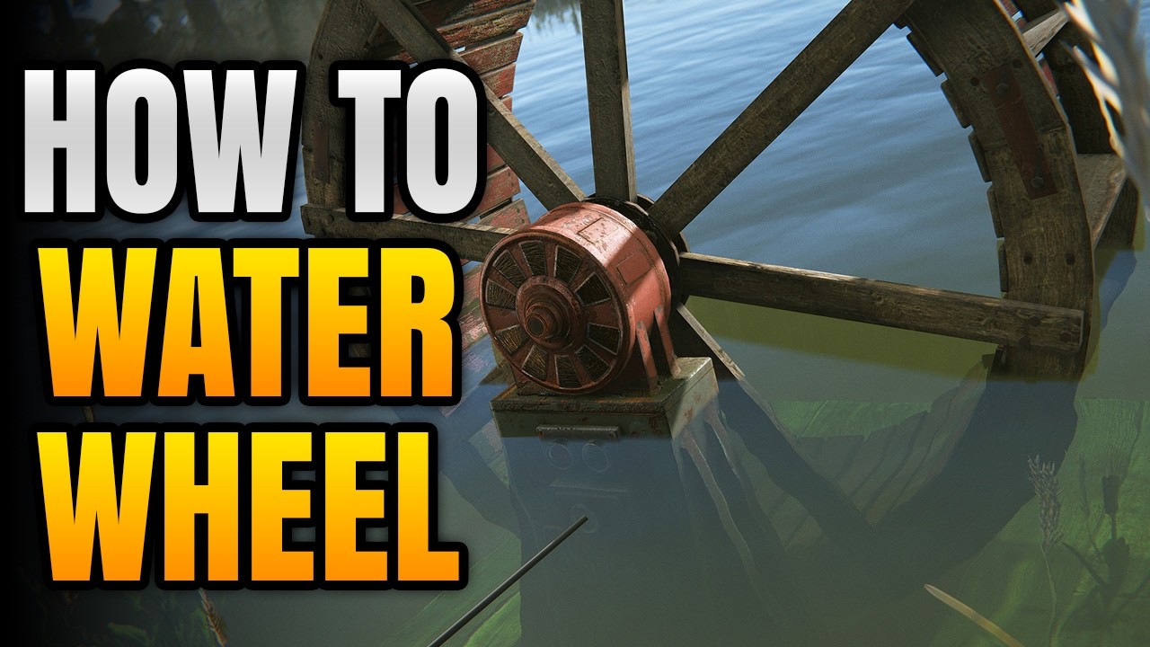 Rust Waterfall How To Use The Water Wheel In Rust | How To Place Water Wheel And ...
