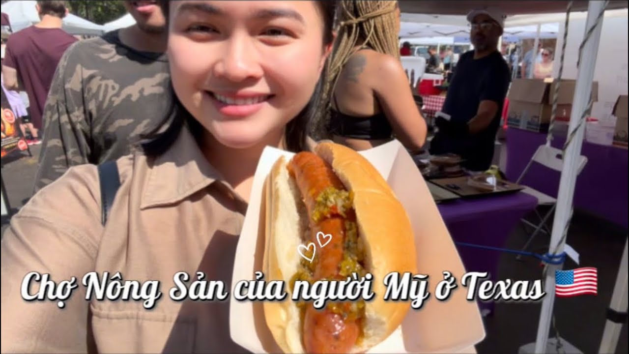 Vlog30: Chợ Nông Sản Của Người Mỹ ở Texas Có gì lạ ..? Tham quan Texas cùng Kaity USA 