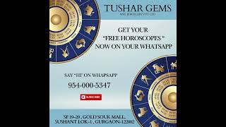 Get Your Free Horoscope At Tushar Gems Today