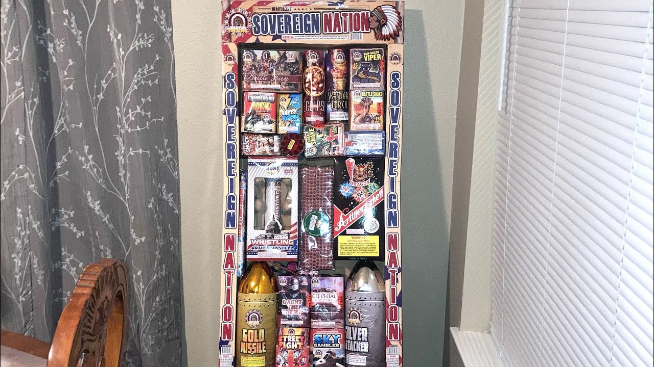 Sovereign Nation Firework Assortment By Warrior From Outlaw Pyro