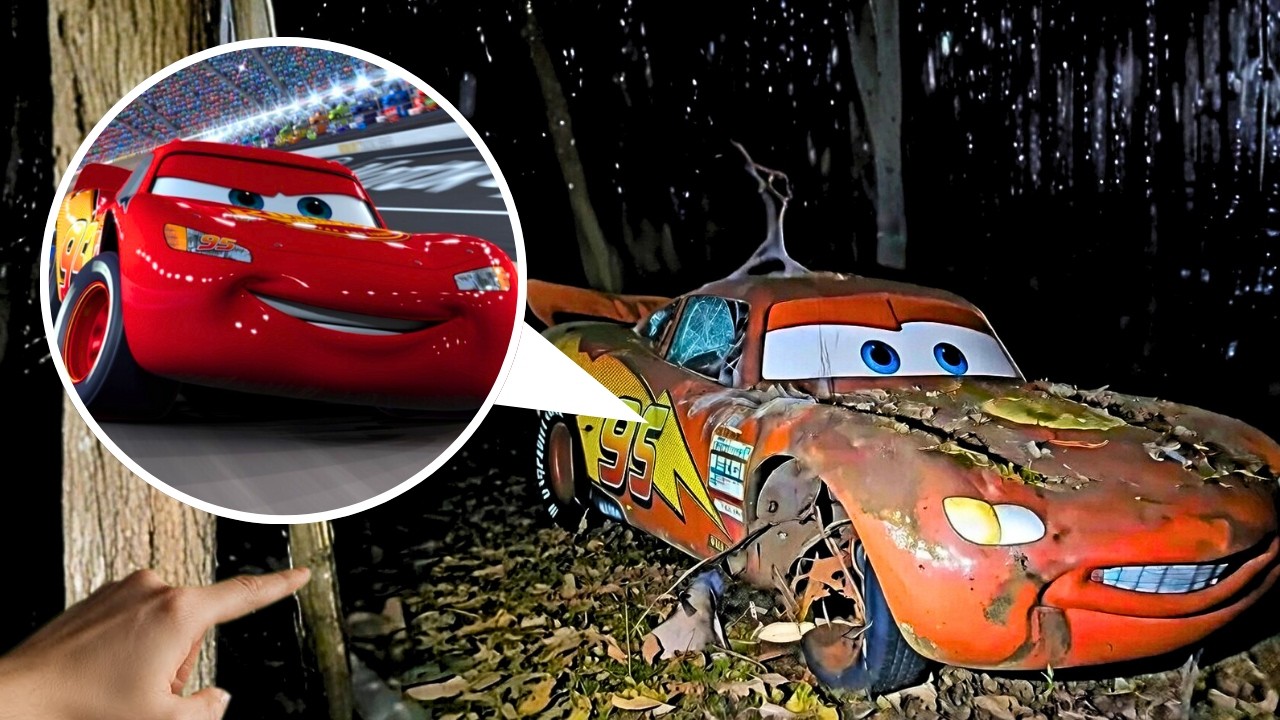 Я НАШЕЛ ЗАБРОШЕННЫХ МОЛНИЮ МАККУИНА И ПО В РЕАЛЬНОЙ ЖИЗНИ!