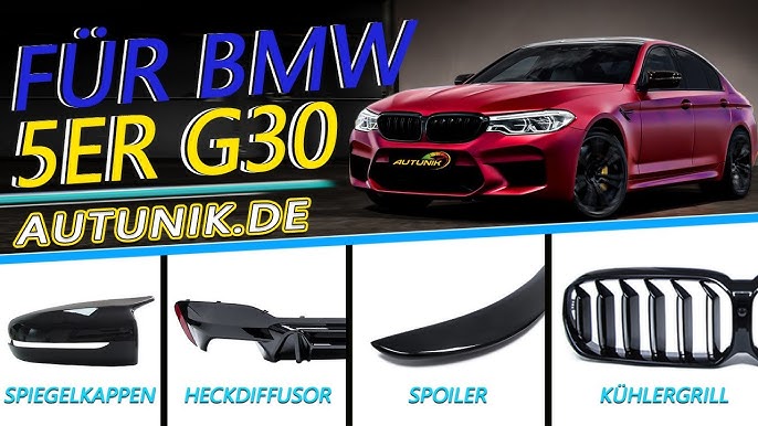 BMW 5er G30 G31 Tuning Teile - Grill, Diffusor, Auspuff, Spiegelkappen,  Spoiler - Autunik.de 