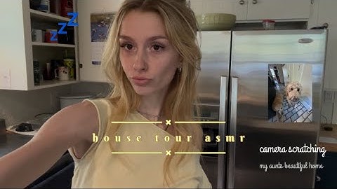 LOFI ASMR home tour at my aunts’ (tapping, whispering, scratching, fast) 🌸🕺