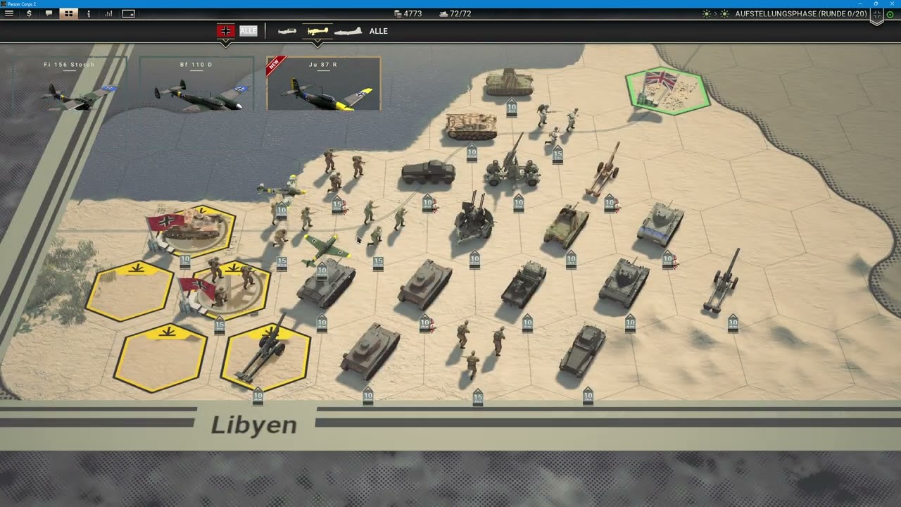 PanzerCorps 2   - Map 7  Libyen 1 von Wildthing