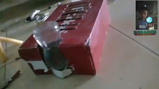 Cara membuat projektor dengan kotak dan botol plastik
