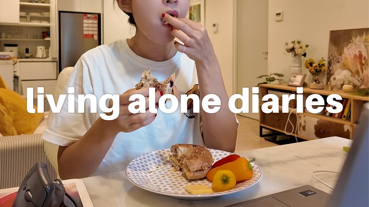 Living Alone Diaries | work from home, meal prep, consultant