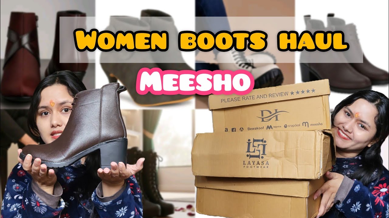 Women Boots Haul 2026 👢 | Trendy Winter Boots Under ₹999 | Try-On & Review 